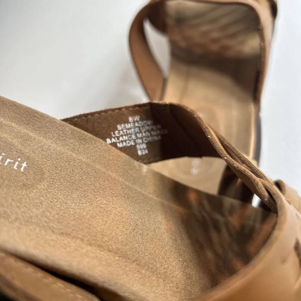 Easy Spirit Women’s Sandals Size 8W Brown Meadow Comfort Outdoor